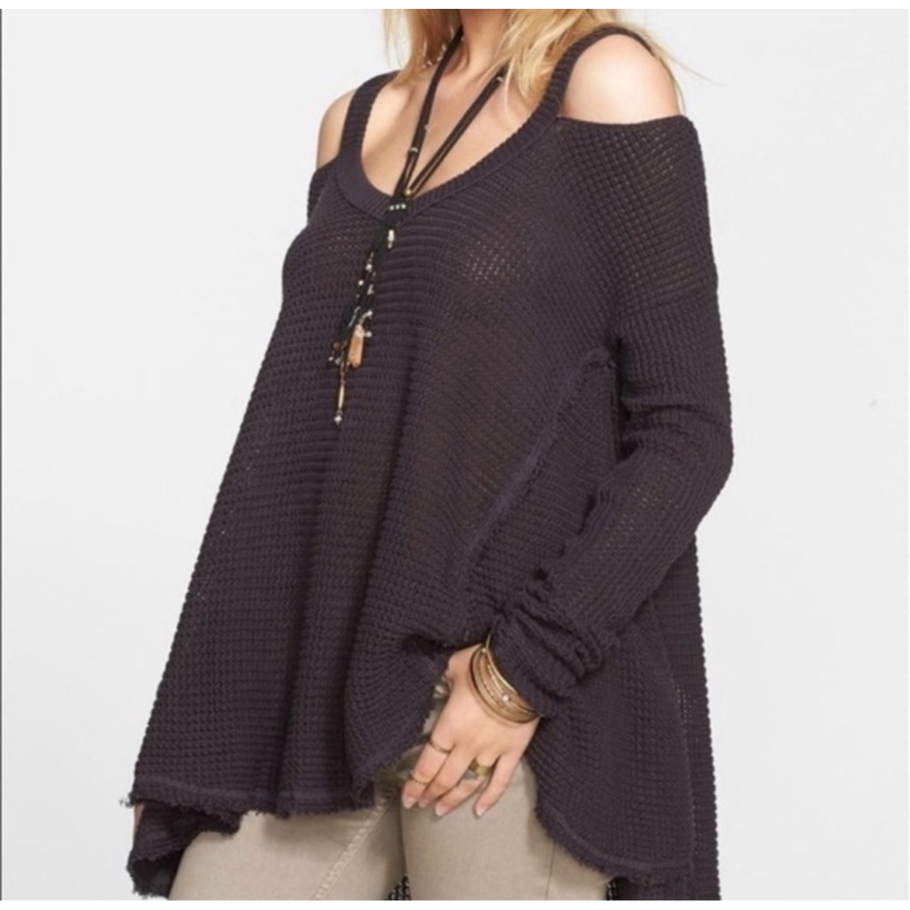 FREE PEOPLE Moonshine Cold Shoulder
Sweater Top Sz XS